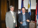 С Министром внутренних дел Уругвая